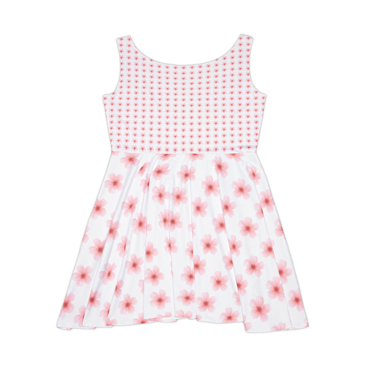 Floral Women's Skater Dress - Charming Summer Style