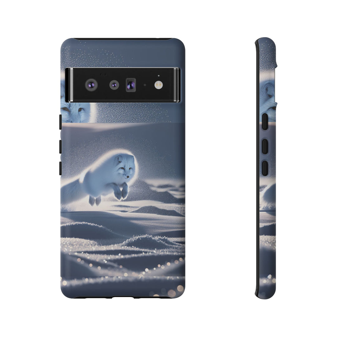 Cute Arctic Fox Phone Case – Tough Protective Cover for Animal Lovers