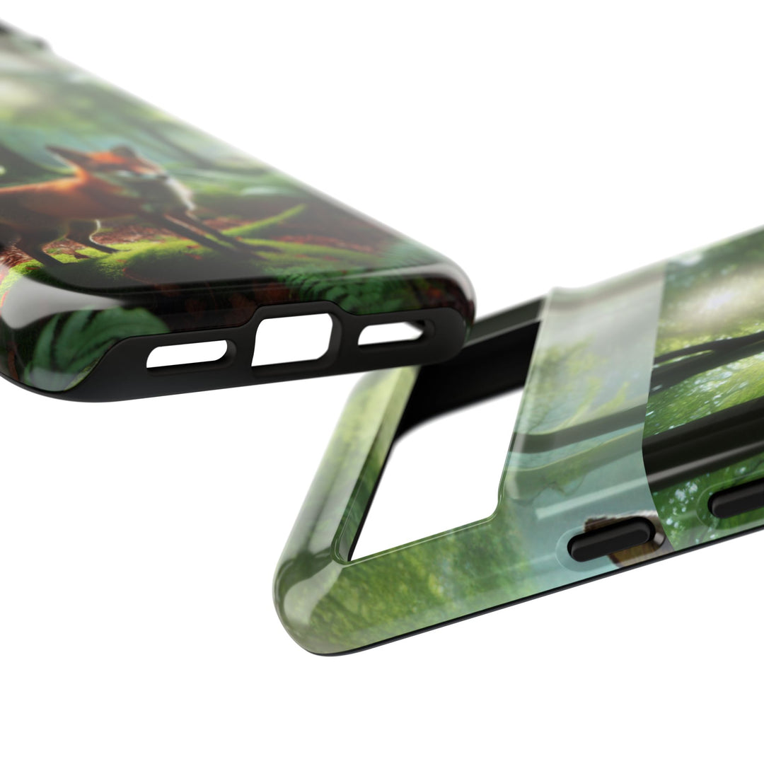 Nature-Inspired Tough Case with Fox Design