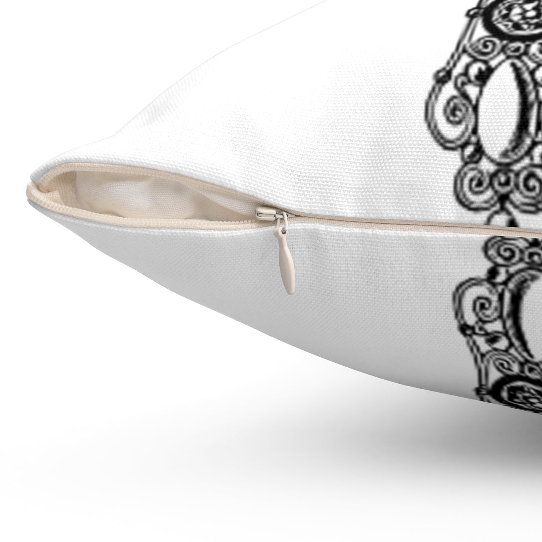 Spun Polyester Square Pillow