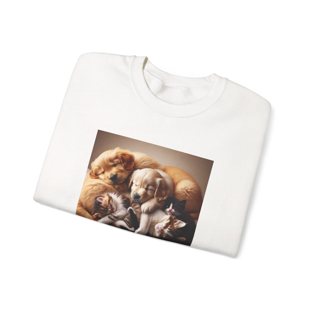 Cozy Pet Lovers' Crewneck Sweatshirt | Cute Dog Design | Gift for Animal Lovers | Comfy Pullover | Birthday or Holiday Gift