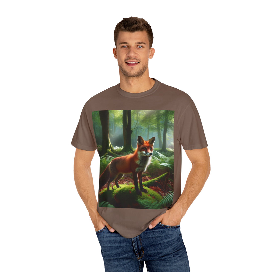 Forest Fox Unisex Garment-Dyed T-Shirt