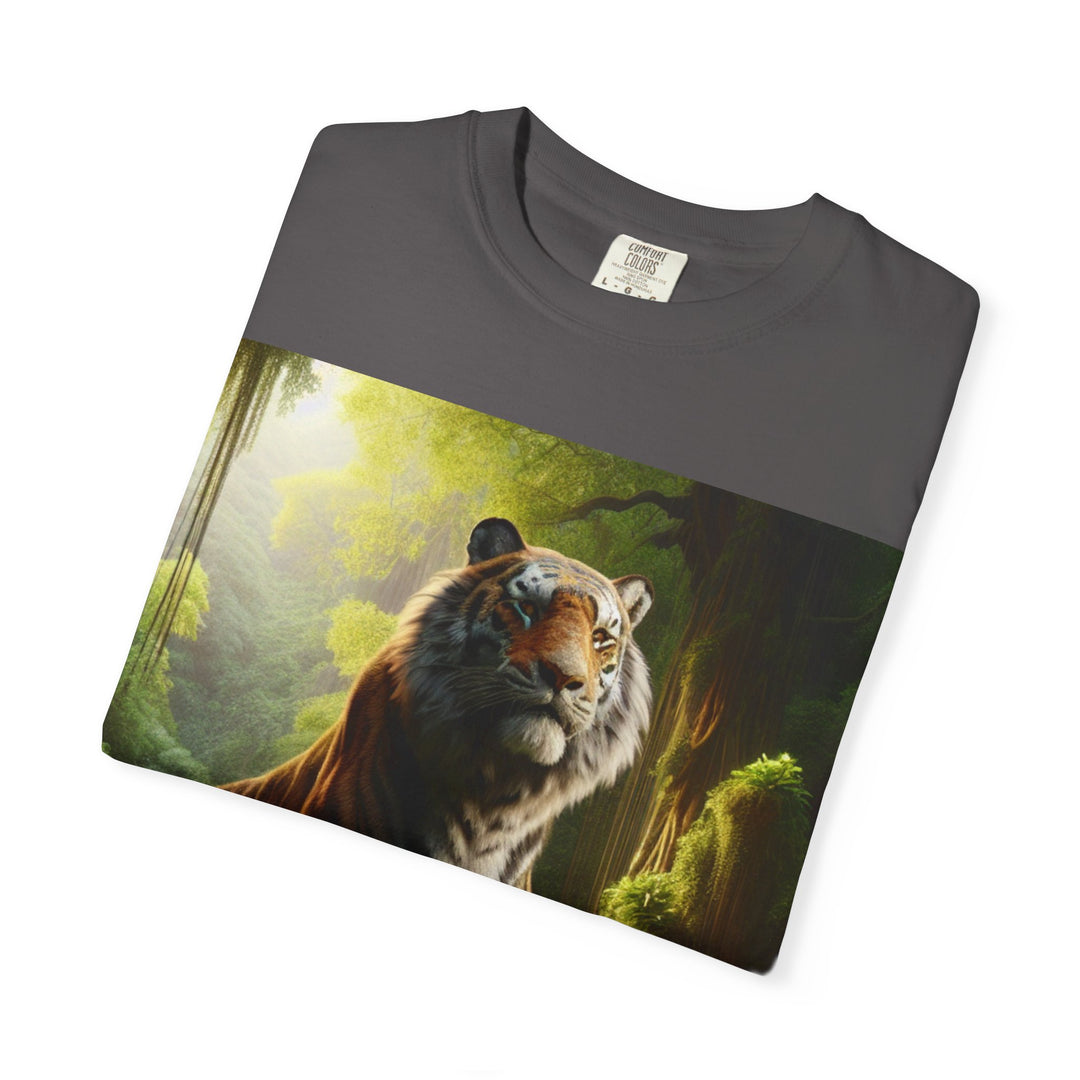 Majestic Tiger Unisex Garment-Dyed T-Shirt