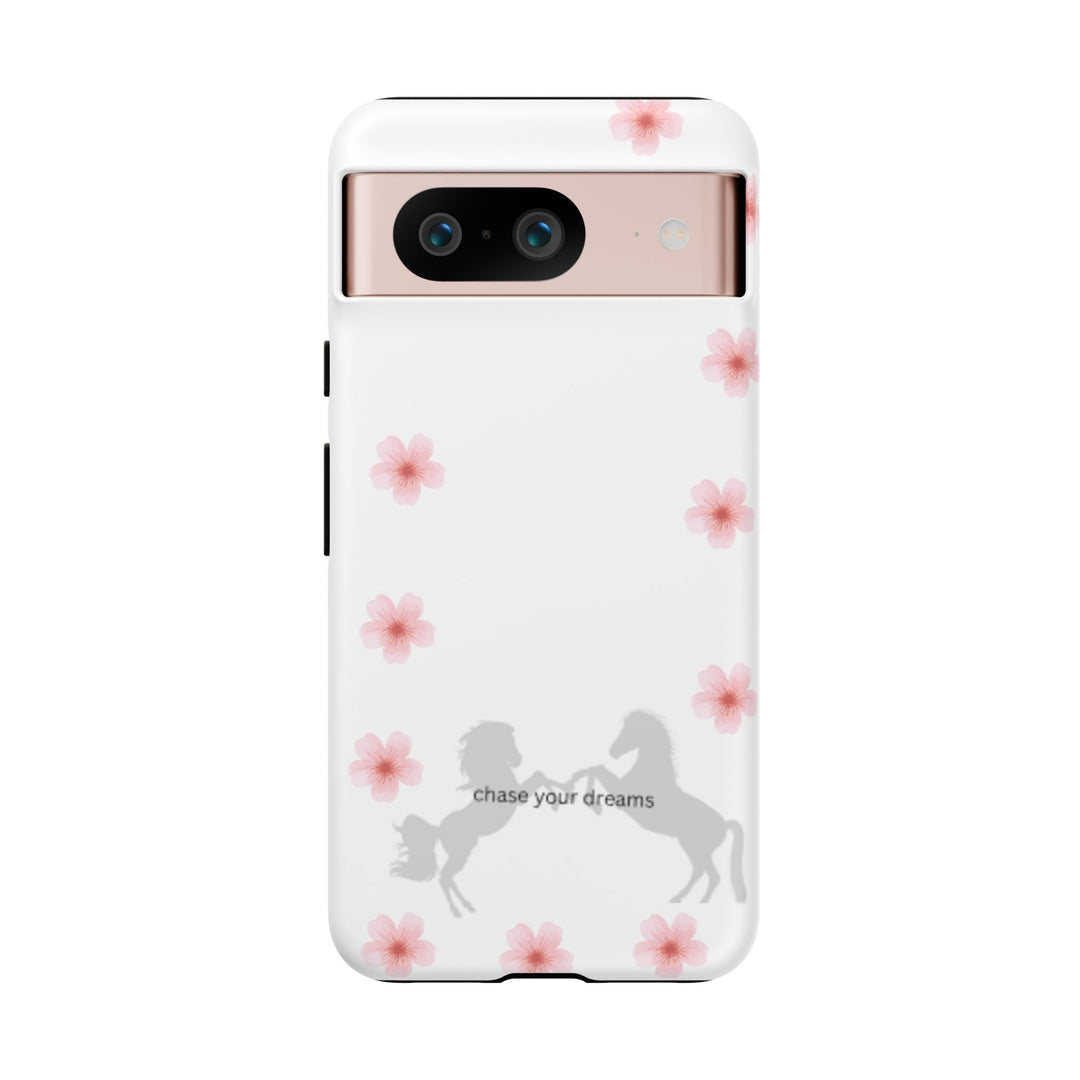 Chase Your Dreams Floral Phone Case