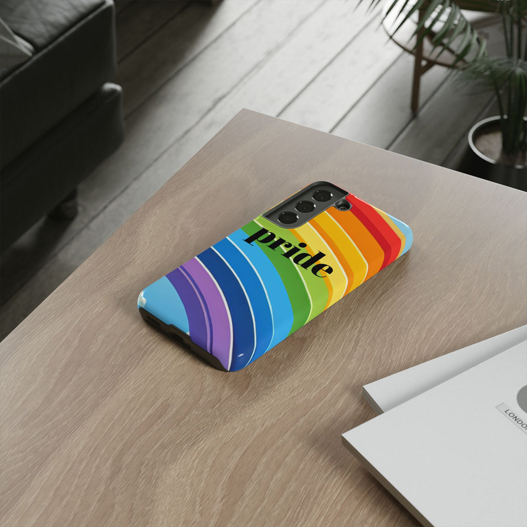 Pride Phone Case - Rainbow Gradient, LGBTQ+ Accessory, Colorful Phone Cover, Unique Gift for Pride Month, Phone Protection