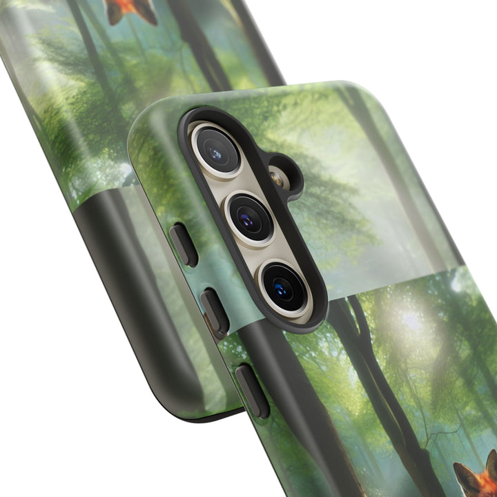 Nature-Inspired Tough Case with Fox Design