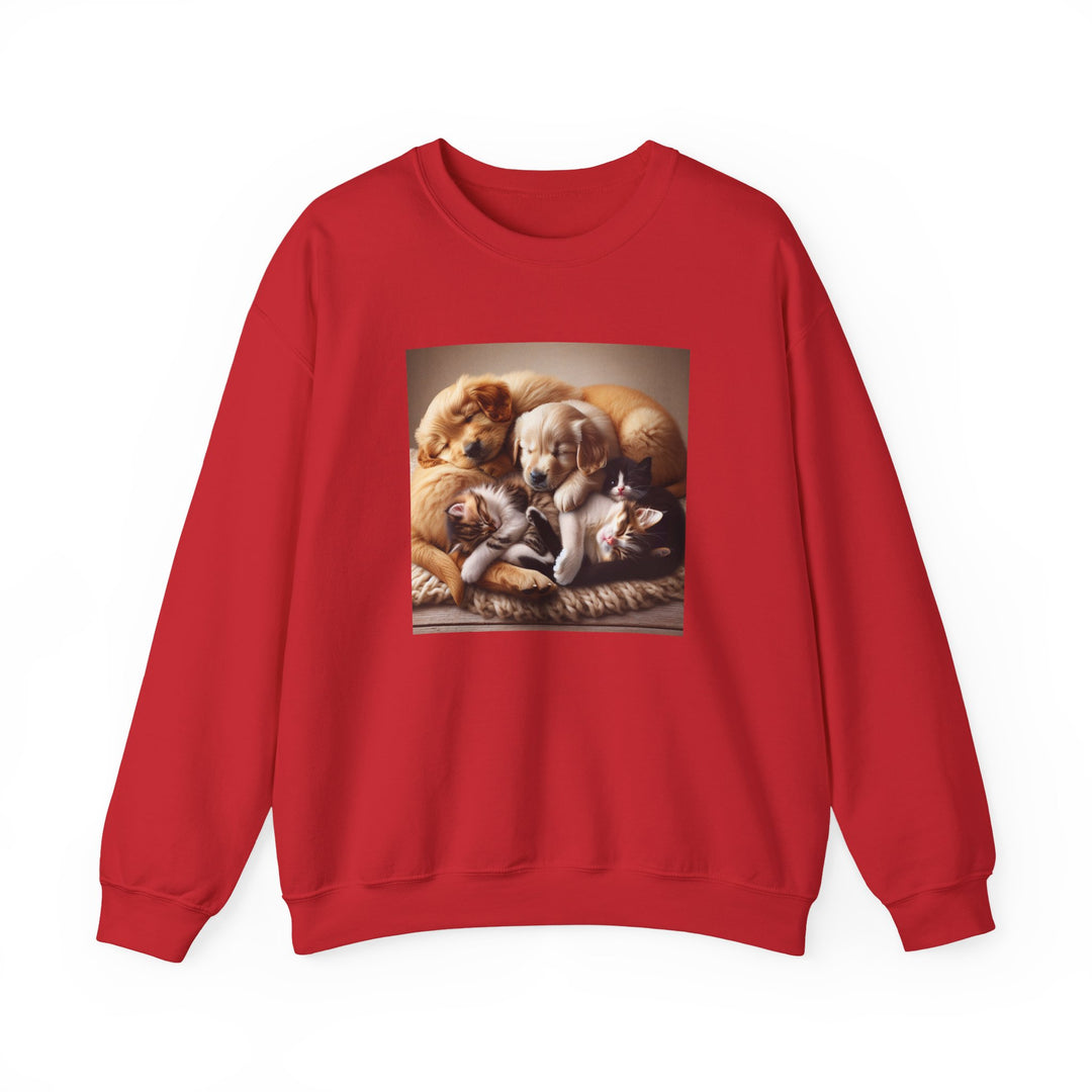 Cozy Pet Lovers' Crewneck Sweatshirt | Cute Dog Design | Gift for Animal Lovers | Comfy Pullover | Birthday or Holiday Gift