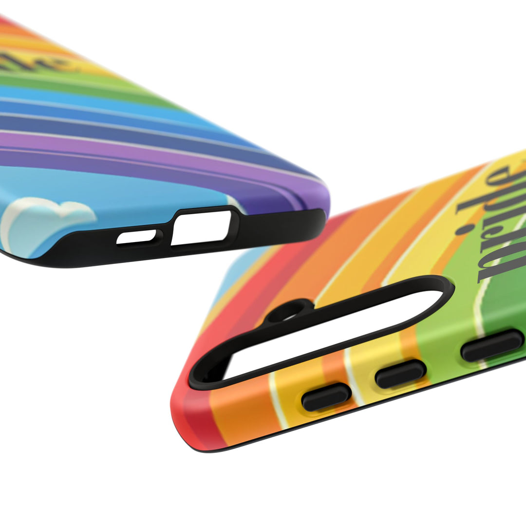 Pride Phone Case - Rainbow Gradient, LGBTQ+ Accessory, Colorful Phone Cover, Unique Gift for Pride Month, Phone Protection