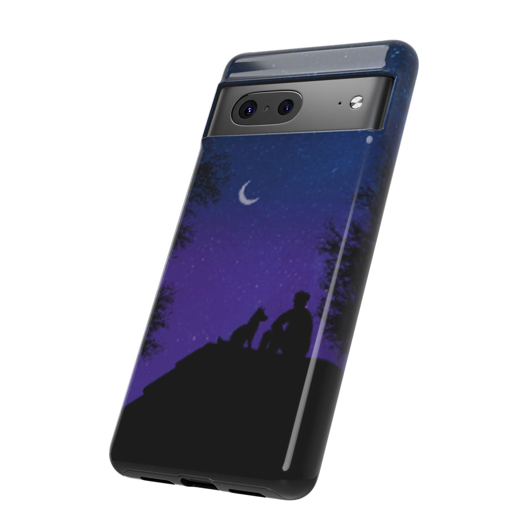 Starry Night Phone Case for Dog Lovers