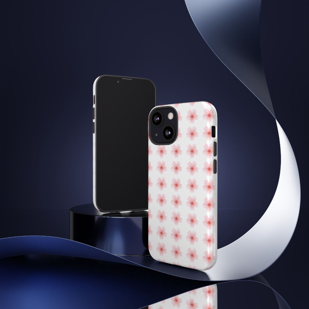 Cherry Blossom Tough Phone Case - Floral Design for Spring & Summer