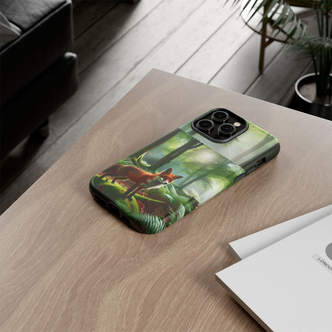 Nature-Inspired Tough Case with Fox Design