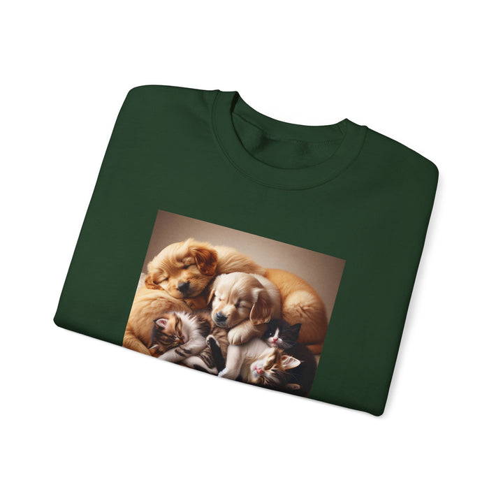 Cozy Pet Lovers' Crewneck Sweatshirt | Cute Dog Design | Gift for Animal Lovers | Comfy Pullover | Birthday or Holiday Gift