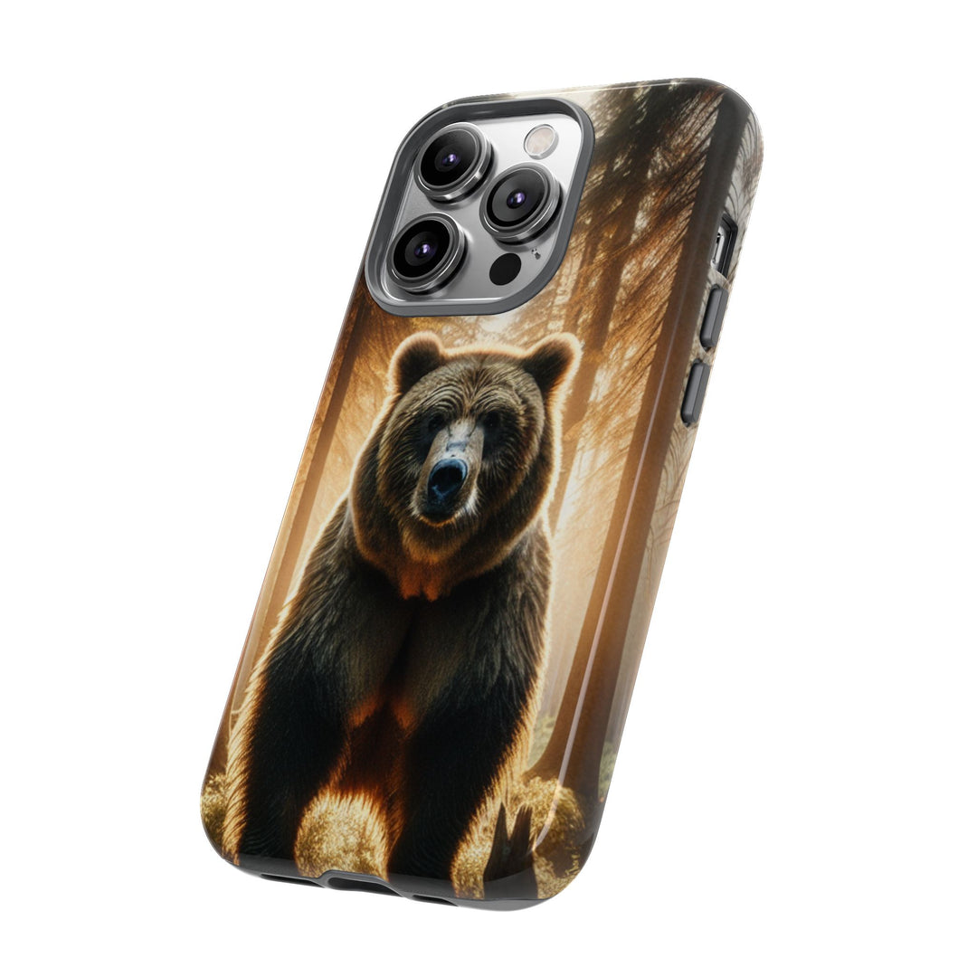Wildlife Phone Case - Tough Cases with Bear Design, Nature Lover Gift, Animal-Themed Accessories, Eco-Friendly Tech Protection