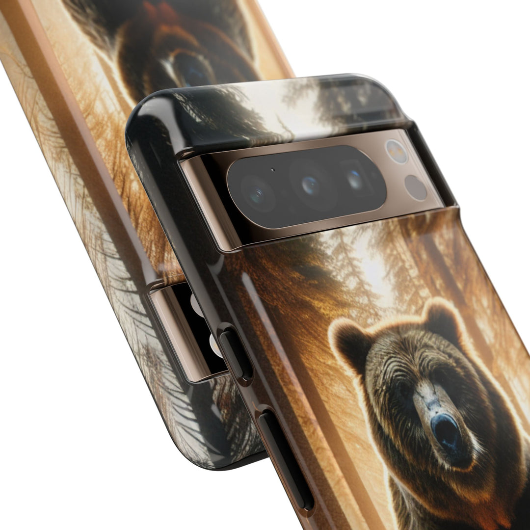 Wildlife Phone Case - Tough Cases with Bear Design, Nature Lover Gift, Animal-Themed Accessories, Eco-Friendly Tech Protection