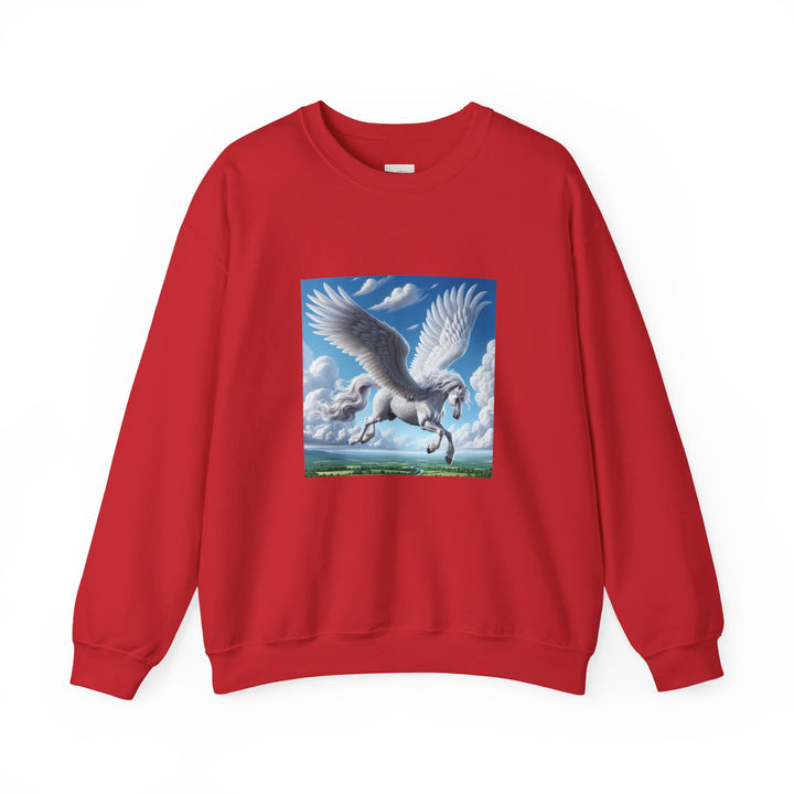 Mythical Pegasus Crewneck Sweatshirt, Cozy Unicorn Gift, Fantasy Apparel, Perfect for Fall, Unique Unisex Sweatshirt
