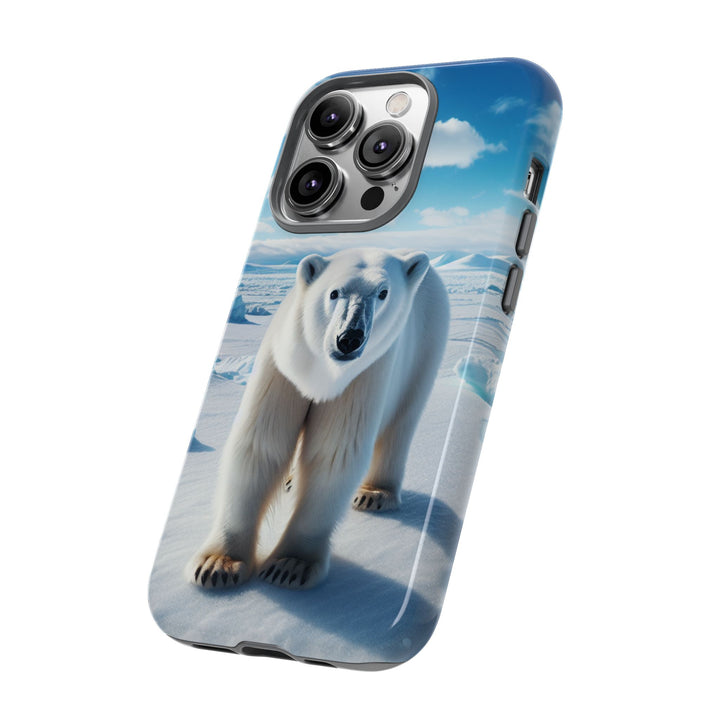 Polar Bear Tough Phone Case - Durable Protector with Arctic Design
