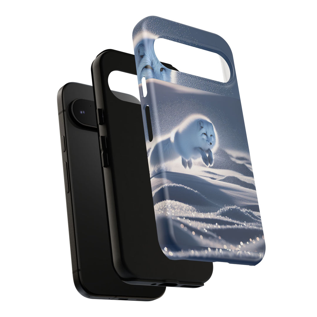 Cute Arctic Fox Phone Case – Tough Protective Cover for Animal Lovers