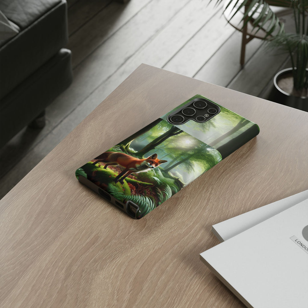 Nature-Inspired Tough Case with Fox Design