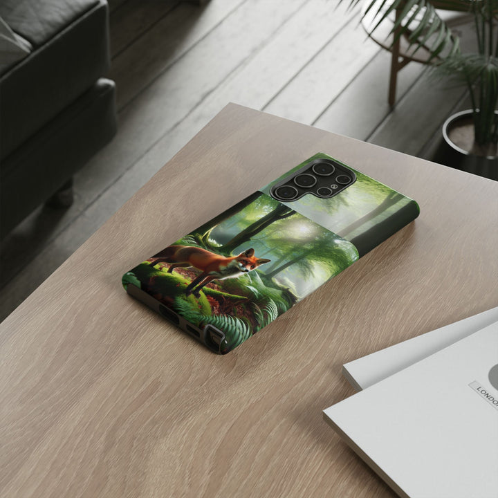 Nature-Inspired Tough Case with Fox Design