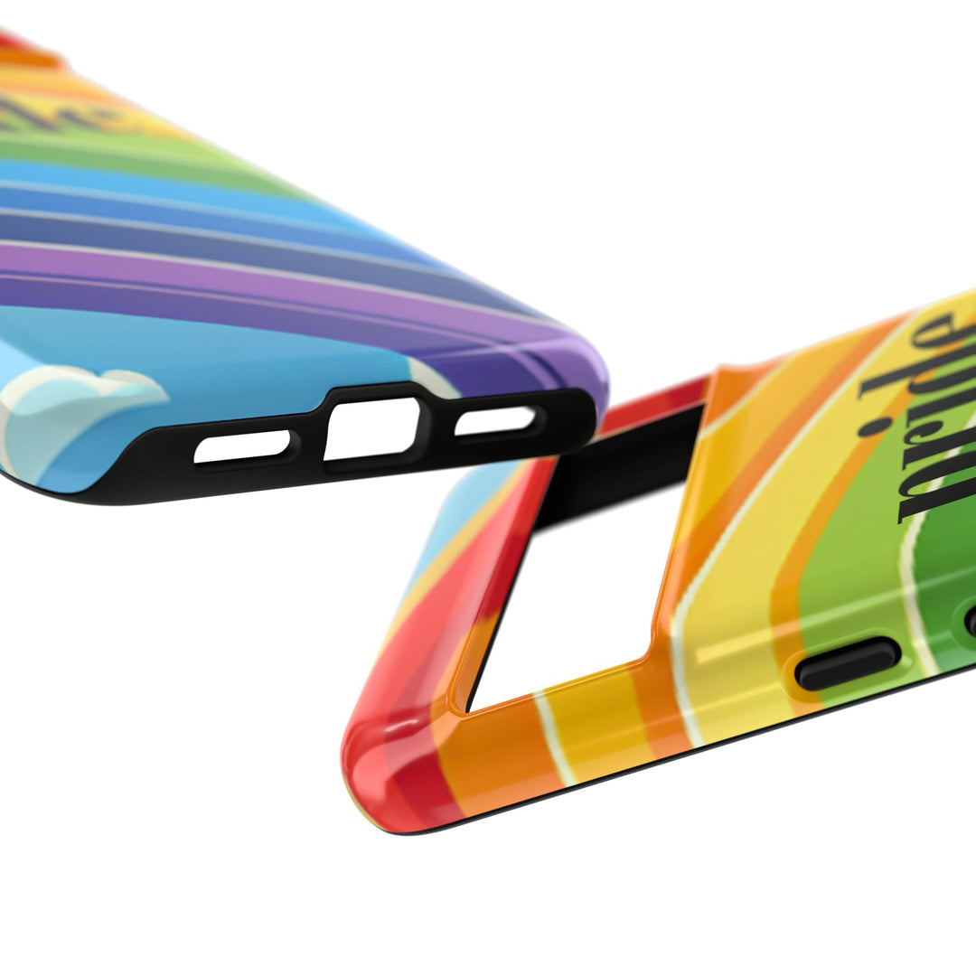 Pride Phone Case - Rainbow Gradient, LGBTQ+ Accessory, Colorful Phone Cover, Unique Gift for Pride Month, Phone Protection