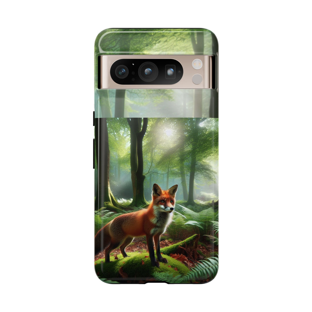 Nature-Inspired Tough Case with Fox Design