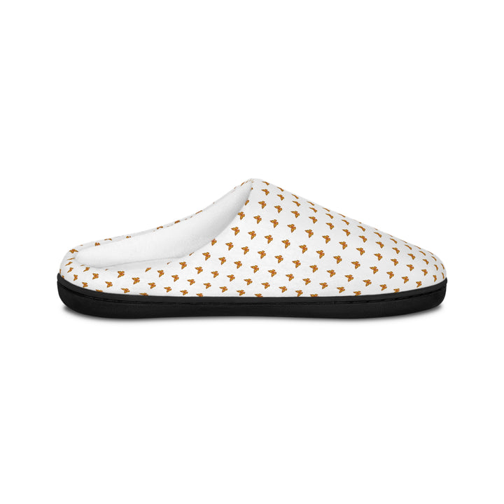 Cozy Women&#039;s Indoor Slippers with Gold Star Pattern - Perfect for Relaxing at Home