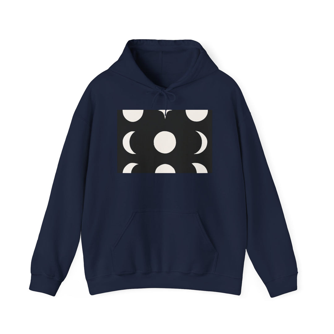 Moon Phases Unisex Hoodie, Cozy Gift for Astrology Lovers, Perfect for Fall, Winter, Art Sweatshirt, Night Sky Apparel