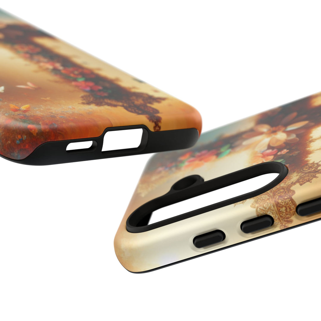 Floral Cross Phone Case, Tough Cases for Christians, Religious Gifts, Cute Floral Accessories, Chic Phone Cover, Spring Vibes