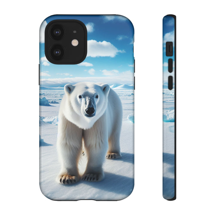 Polar Bear Tough Phone Case - Durable Protector with Arctic Design