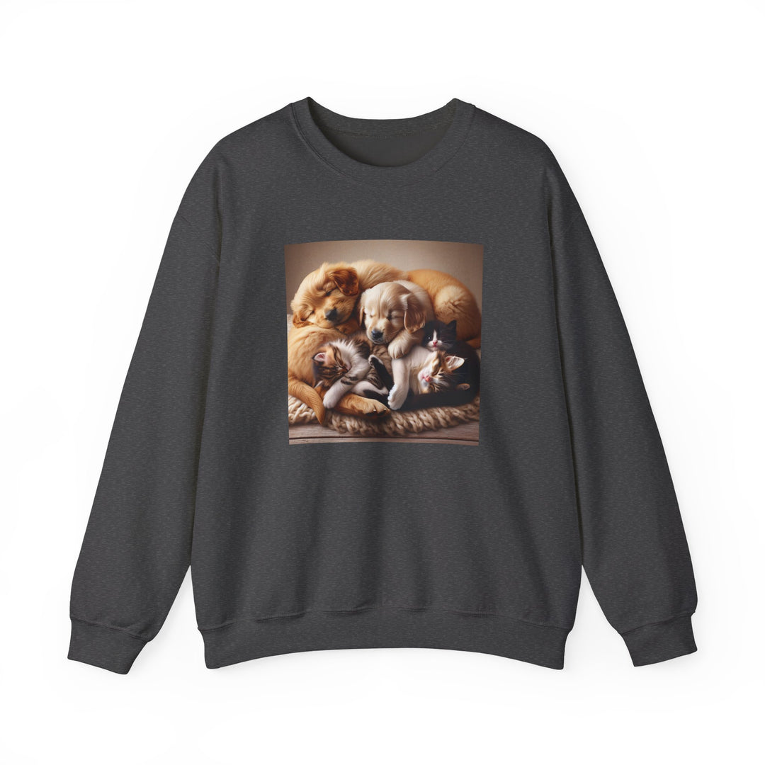 Cozy Pet Lovers' Crewneck Sweatshirt | Cute Dog Design | Gift for Animal Lovers | Comfy Pullover | Birthday or Holiday Gift
