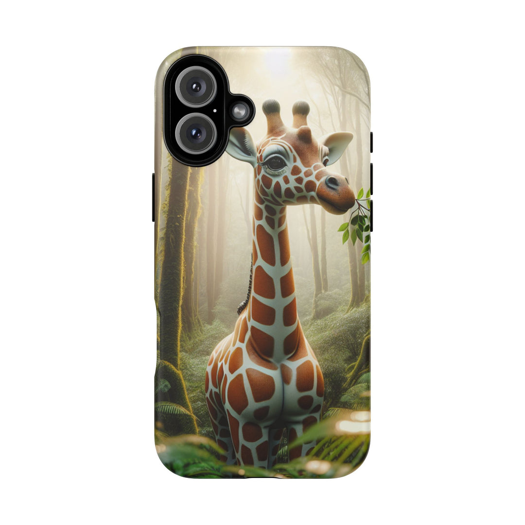 Giraffe Tough Phone Case - Cute Animal Design for Nature Lovers