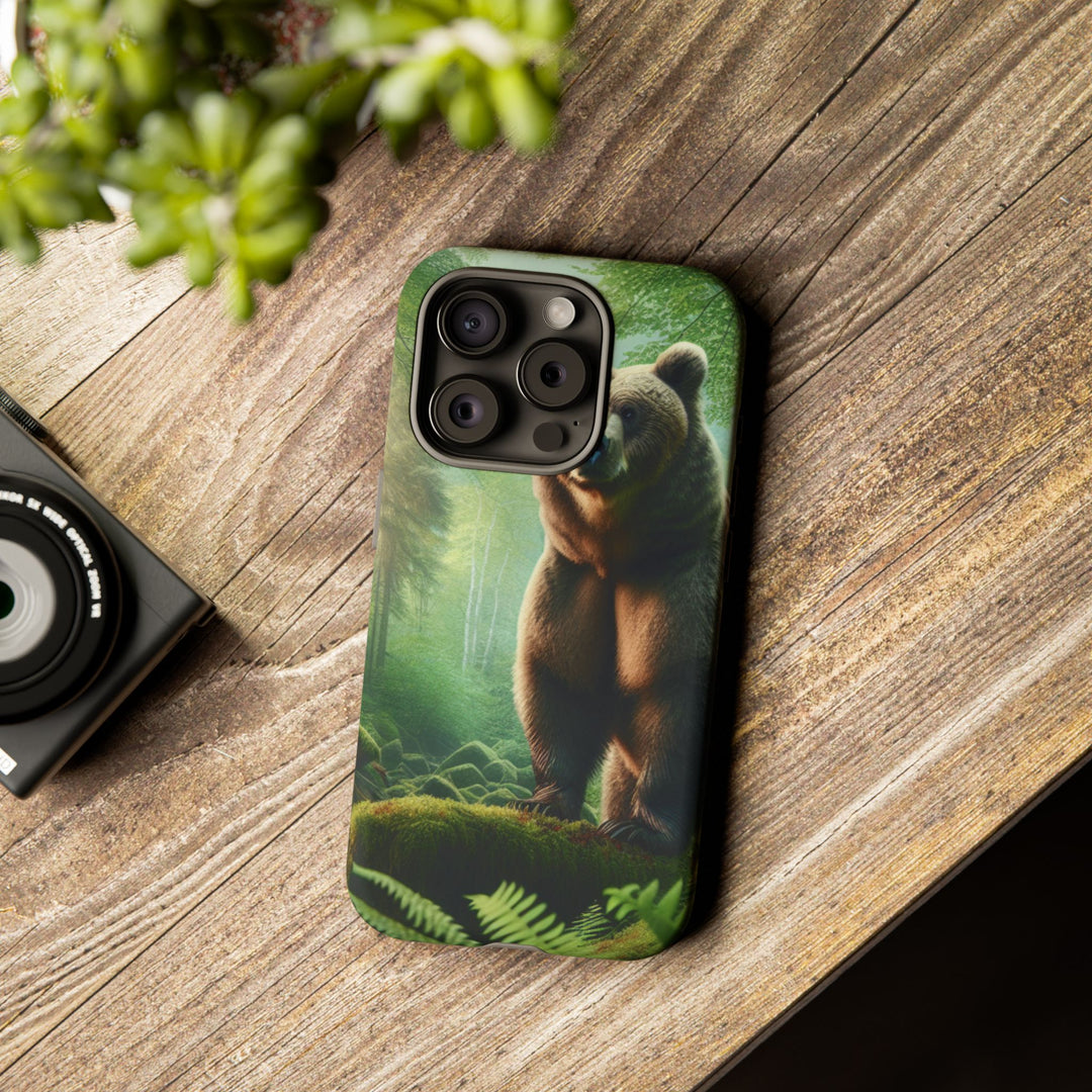 Wildlife Phone Case - Tough Bear Design for Nature Lovers