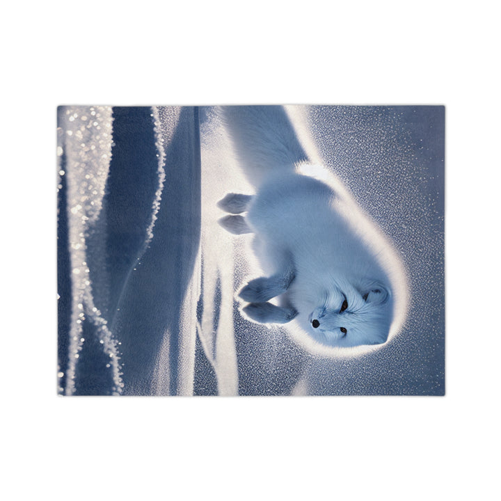 artic fox Velveteen Microfiber Blanket