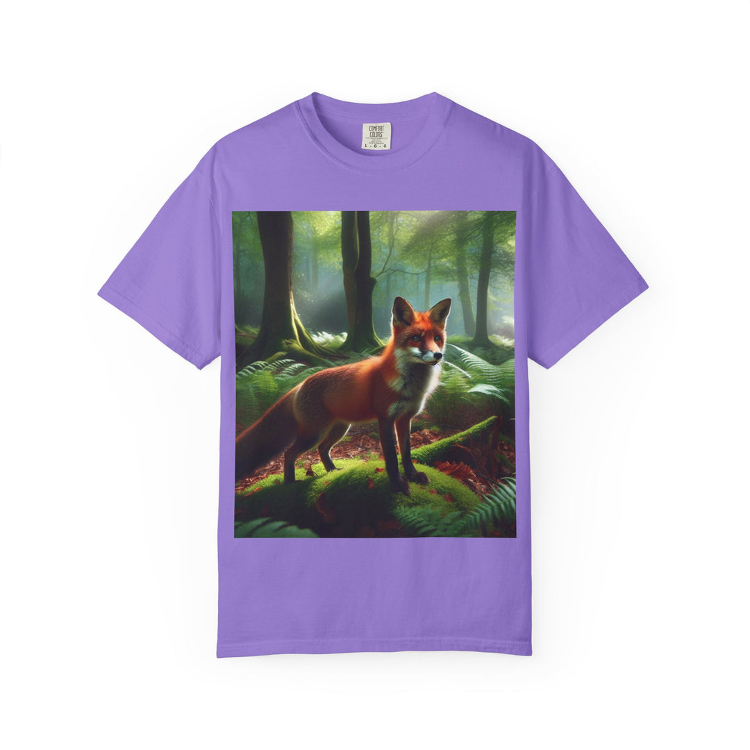 Forest Fox Unisex Garment-Dyed T-Shirt