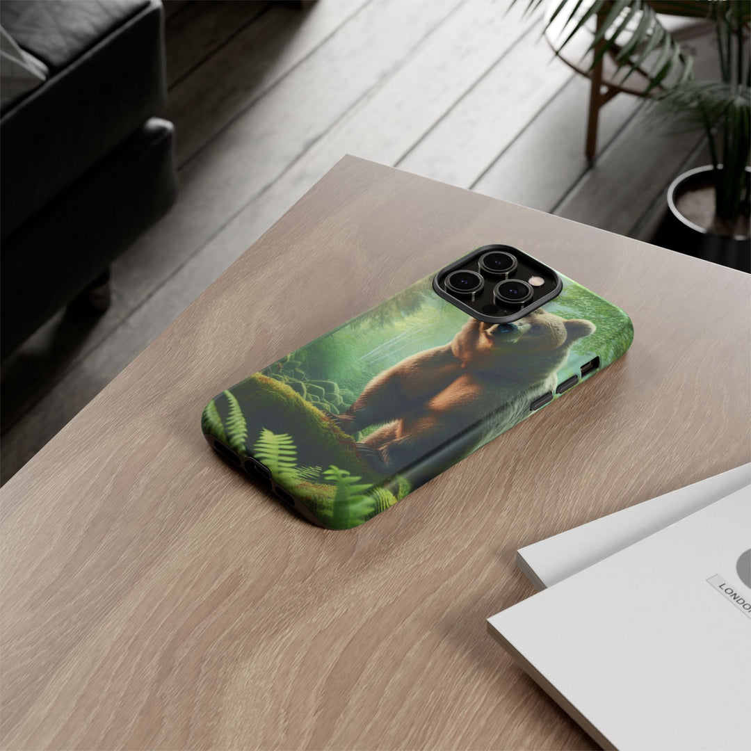 Wildlife Phone Case - Tough Bear Design for Nature Lovers