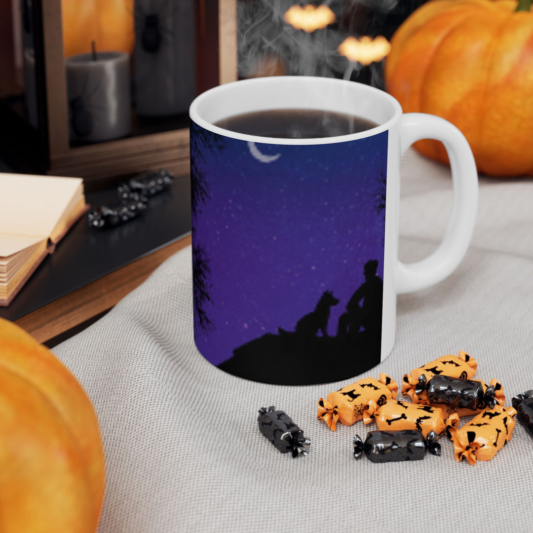 Starry Night Ceramic Mug - 11oz & 15oz | Perfect for Stargazers & Coffee Lovers