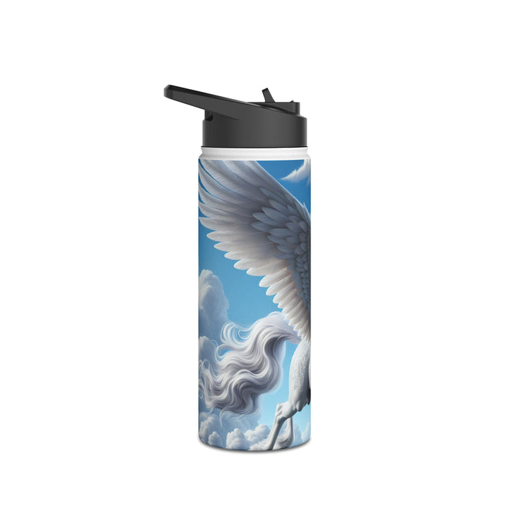 Fantasy Pegasus Stainless Steel Water Bottle - 22 oz, Ideal for Outdoor Adventures