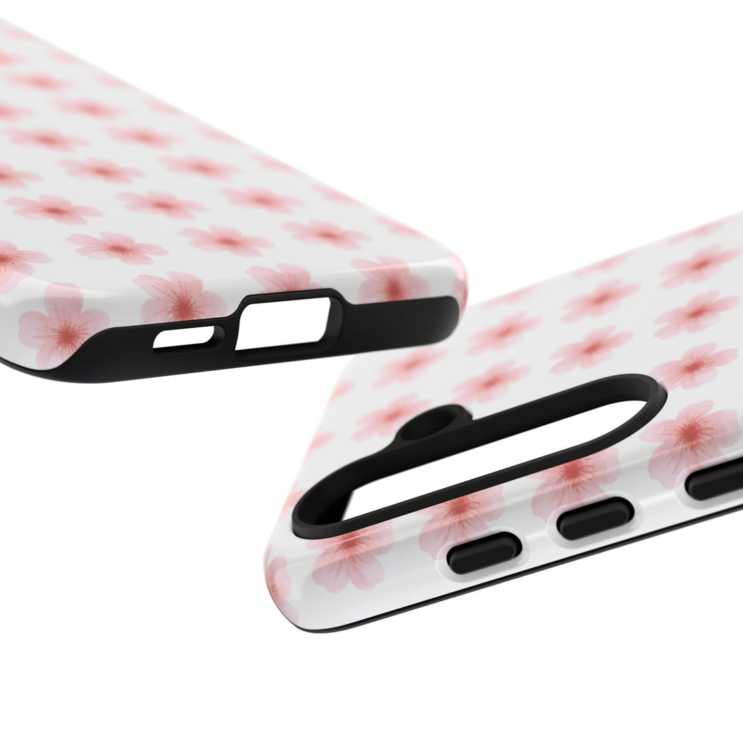 Cherry Blossom Tough Phone Case - Floral Design for Spring & Summer
