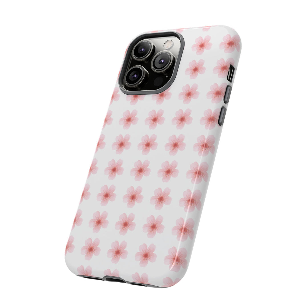 Cherry Blossom Tough Phone Case - Floral Design for Spring & Summer