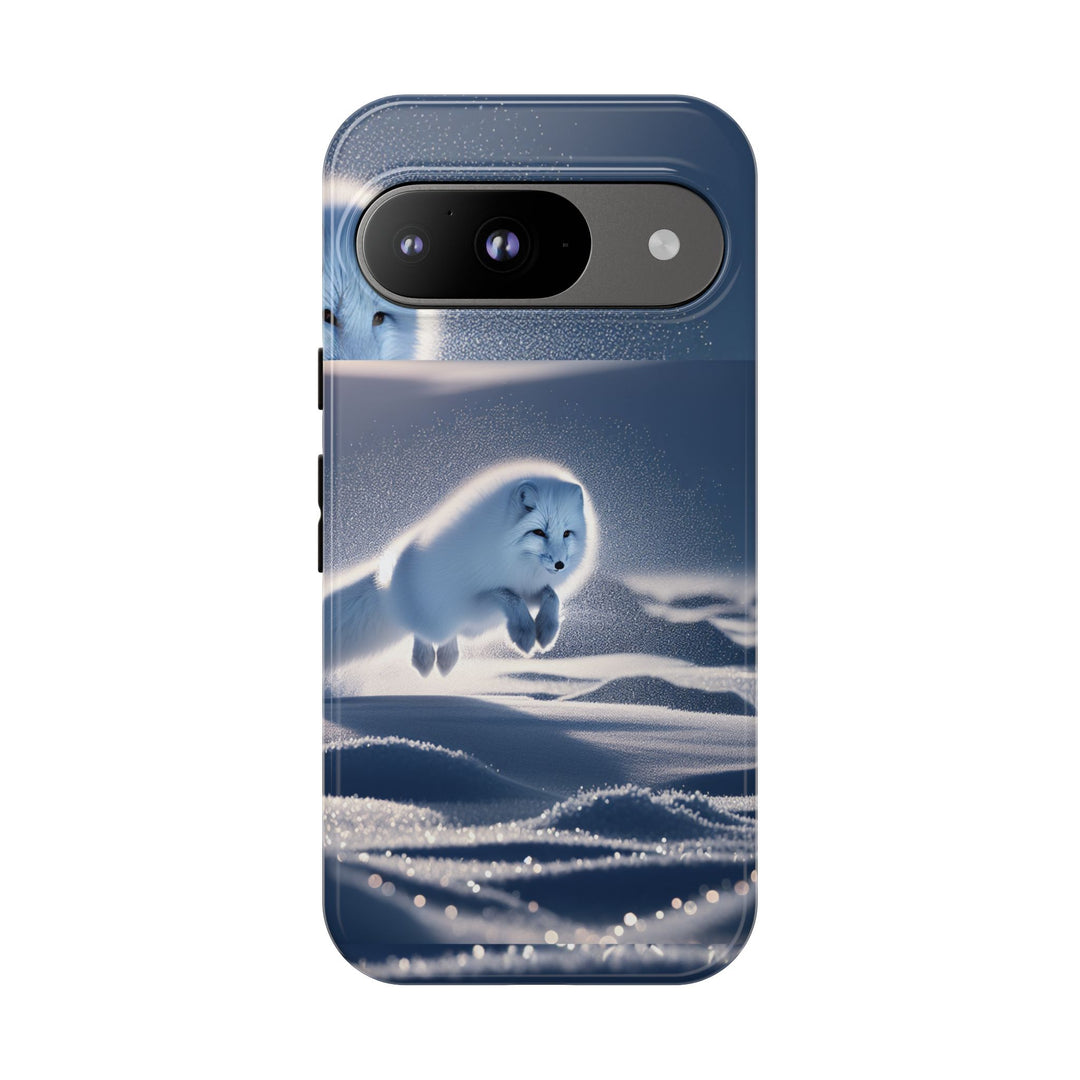 Cute Arctic Fox Phone Case – Tough Protective Cover for Animal Lovers