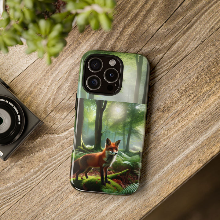 Nature-Inspired Tough Case with Fox Design