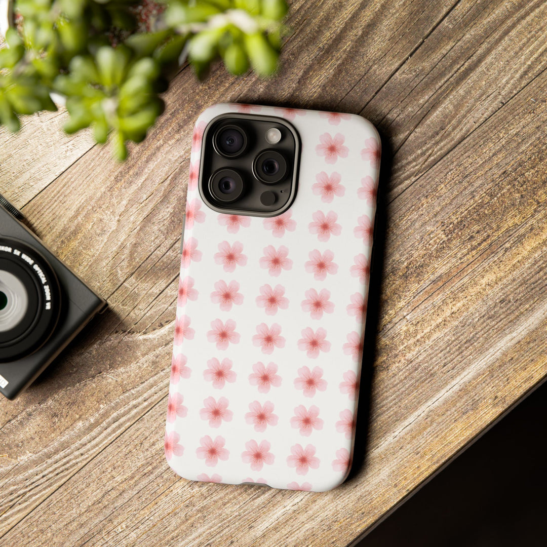 Cherry Blossom Tough Phone Case - Floral Design for Spring & Summer