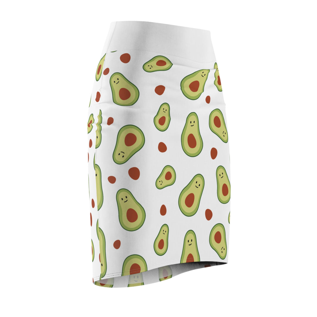 Cute Avocado Pattern Women's Pencil Skirt - Fun, Fashionable, Perfect for Summer!
