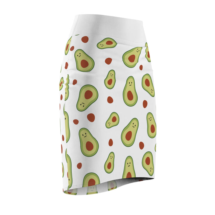 Cute Avocado Pattern Women's Pencil Skirt - Fun, Fashionable, Perfect for Summer!