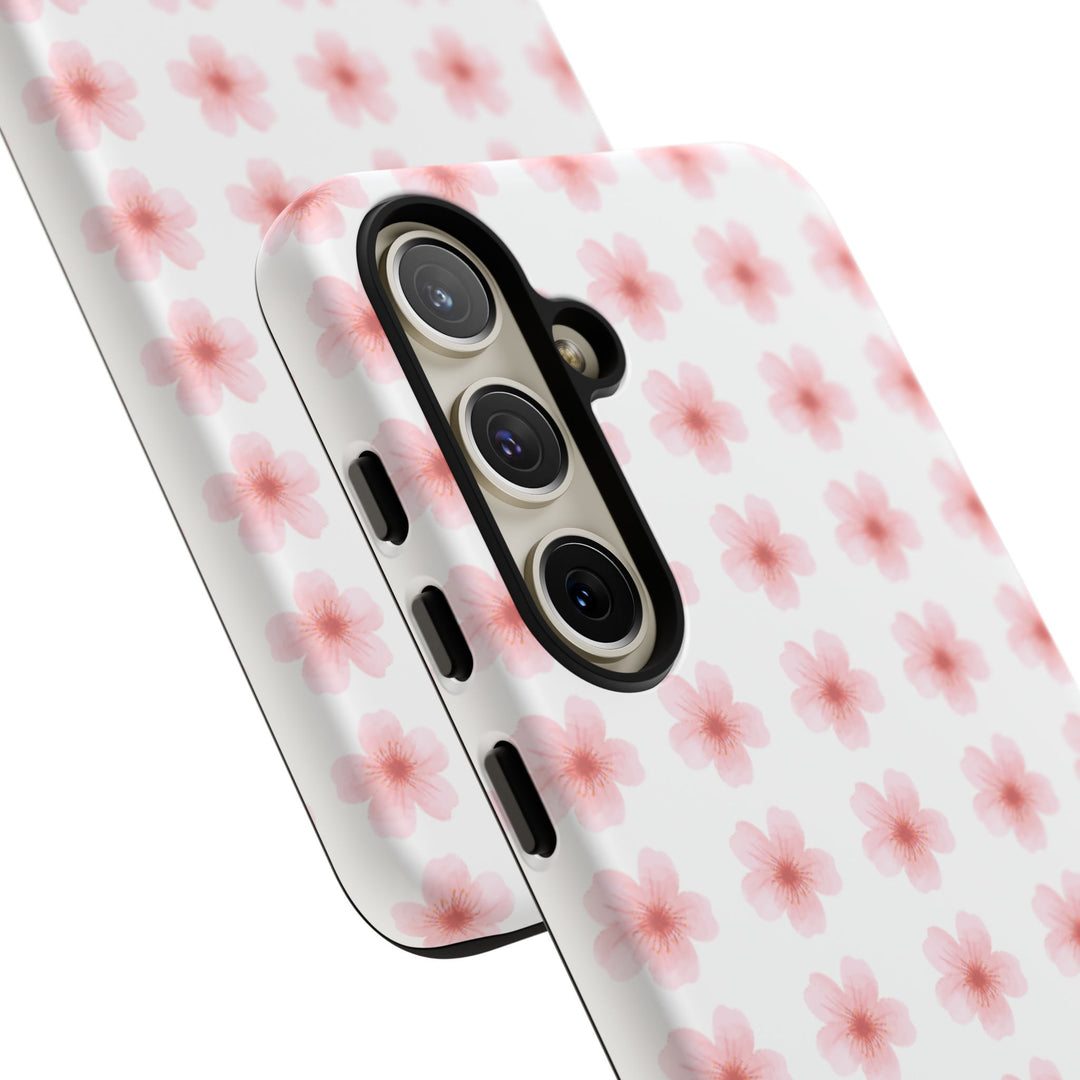 Cherry Blossom Tough Phone Case - Floral Design for Spring & Summer