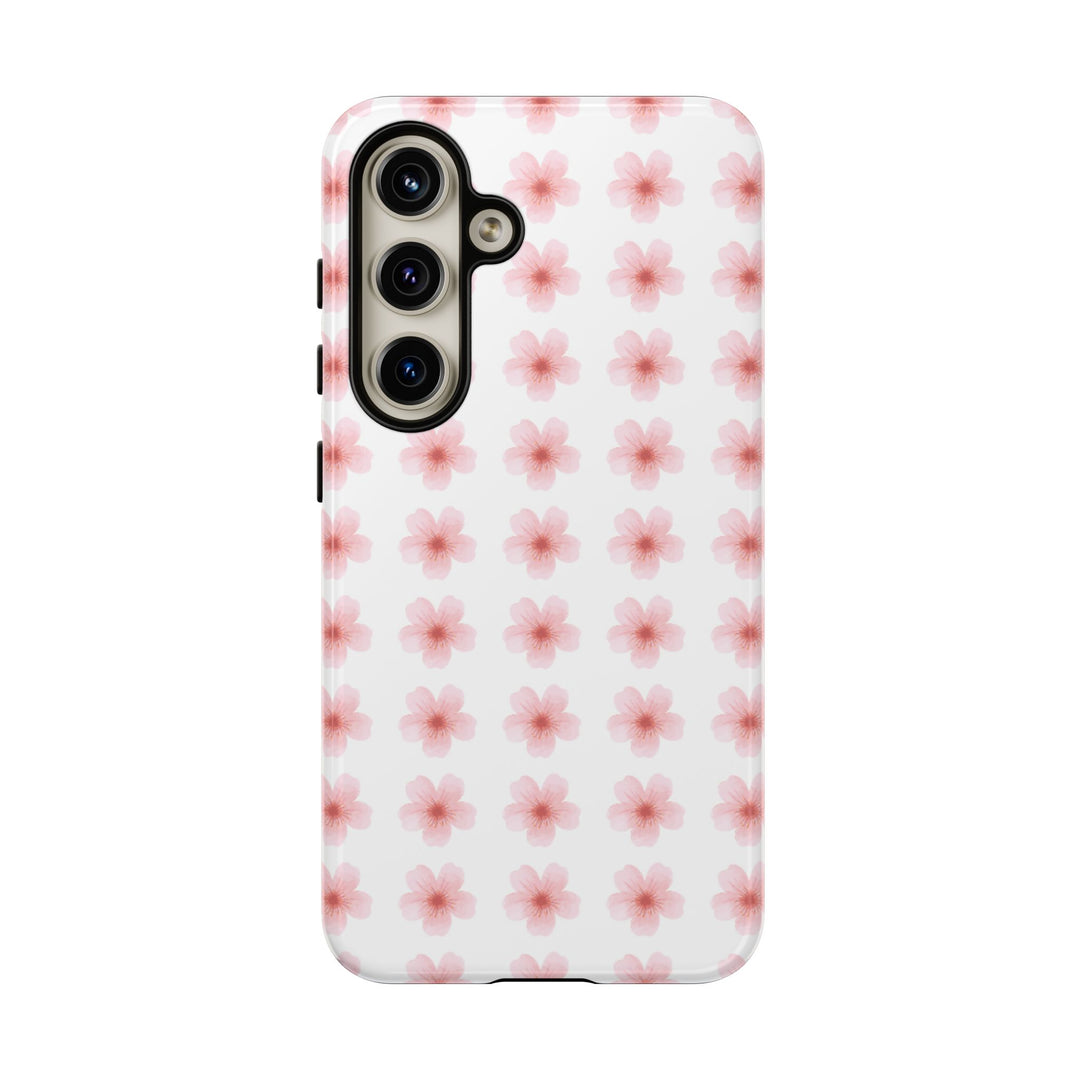 Cherry Blossom Tough Phone Case - Floral Design for Spring & Summer