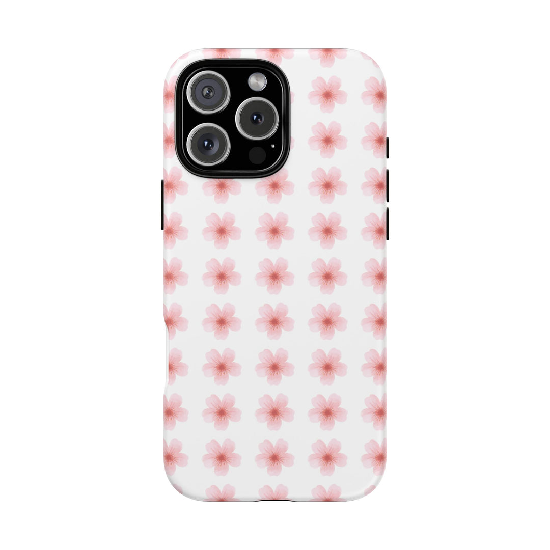 Cherry Blossom Tough Phone Case - Floral Design for Spring & Summer