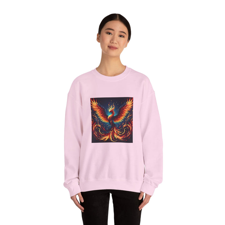 Fiery Phoenix Sweatshirt - Cozy Unisex Crewneck, Gift for Art Lovers