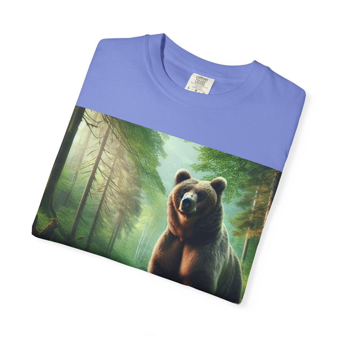 Nature-Inspired Unisex Bear Graphic Tee - Ideal for Outdoor Enthusiasts