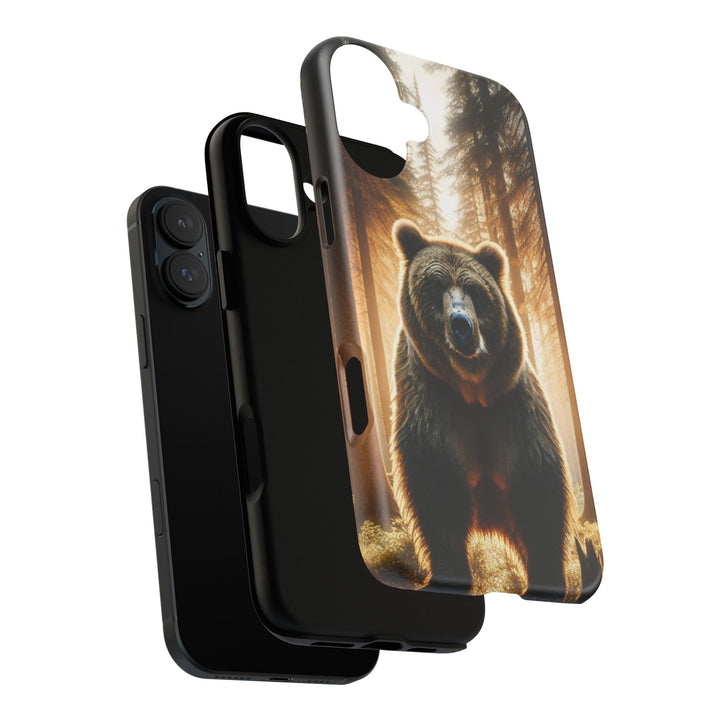 Wildlife Phone Case - Tough Cases with Bear Design, Nature Lover Gift, Animal-Themed Accessories, Eco-Friendly Tech Protection